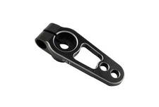 Rotor Ron Low Profile Billet Aluminum Servo Horn 25T BLACK 15/19mm Adjustable