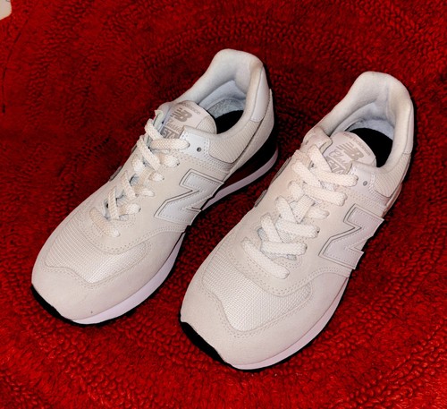 NEW BALANCE Women’s 574 CORE CASUAL Shoes Sz 8.5 B, WL574EVW Nimbus Cloud White - Picture 3 of 23