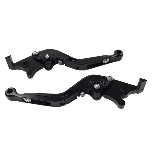 Schwarz Bremshebel Kupplungshebel klappbar Für Yamaha FJR 1300 2004-2020 XJR1300 - Bild 9 von 11