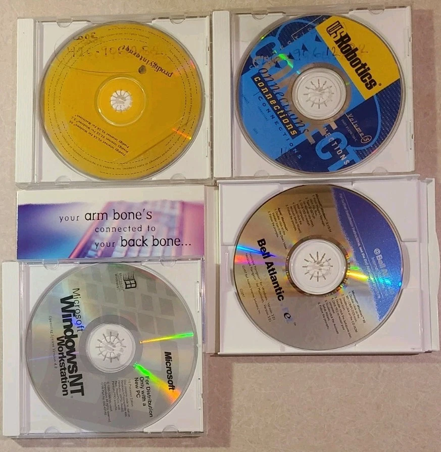 LOTE de software Microsoft Windows 98 NT XP disco de arranque fuentes de bitware Maxblast Prodigy Foto 2 de 4
