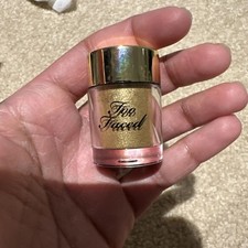 Too Faced PURE GOLD Ultra-Fine Face & Body Glitter Infused With Real Gold .07 oz