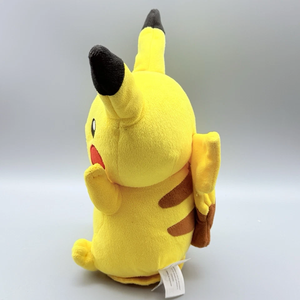 ВИДЕО! Pokemon My Friend Pikachu 10 дюймов говорящая плюшевая с подсветкой щек Tomy 2016 - Изображение 3 из 4