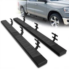 6" Running Boards for 2019-2026 Dodge Ram 1500 Crew Cab ABS Nerf Bars Side Steps