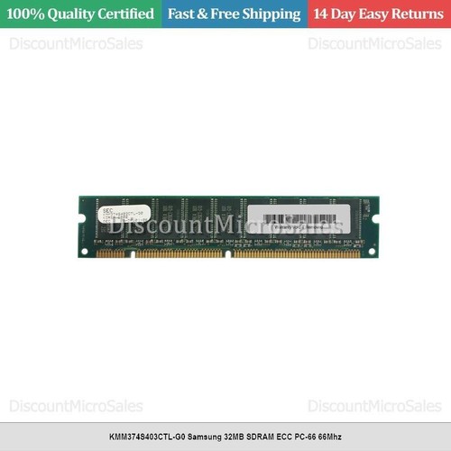 KMM374S403CTL-G0 Samsung 32MB SDRAM ECC PC-66 66Mhz - Picture 1 of 1