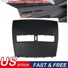 For Nissan Versa Black 07-12 Front Upper Top Center Air Dash Vent Trim Bezel USA