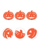 6pcs Household Halloween Cup Mats Heat Insulation Pads for Halloween