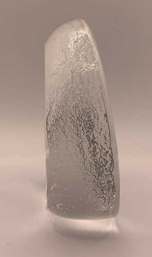 Vtg Mats Jonasson Chickadee Bird Sparrow Lead Crystal Paperweight Signed VGC - Picture 4 of 9