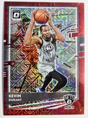 2020-2021 Donruss Optic Kevin Durant Choice Red Holo Prizm #136 Nets   