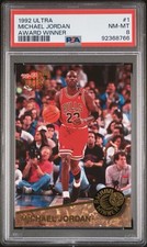1992 Ultra Michael Jordan Award Winner #1 PSA 8 NM MT HOF