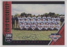 2019 Stars & Stripes Longevity Black US Flag /5 USA Baseball 18U National Team