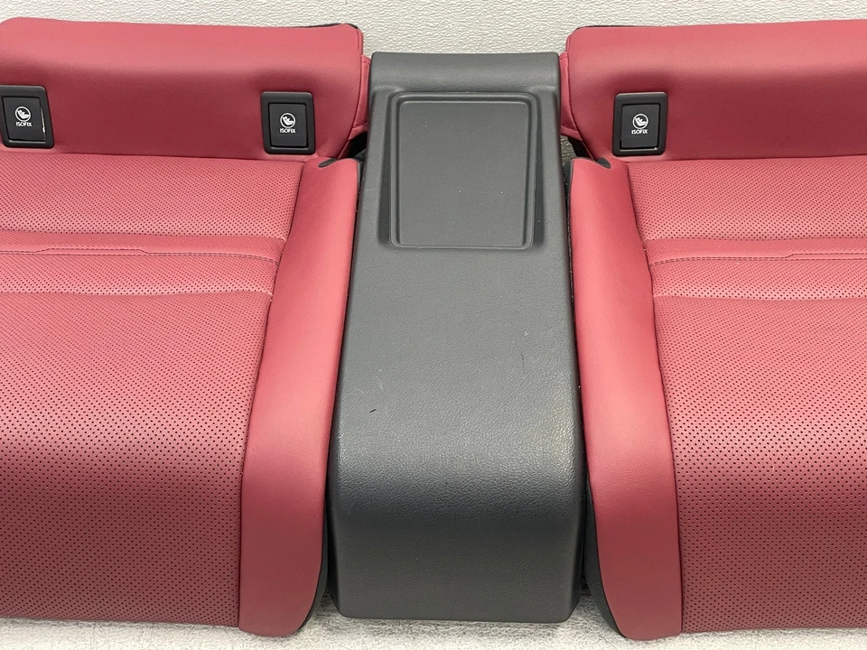 15 16 17 18 Lexus RC350 Cojín de asiento de banco inferior trasero rojo 1609 OEM Foto 4 de 4