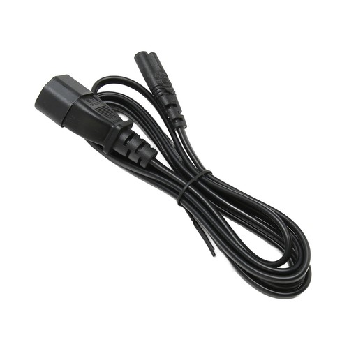 IEC320 C14 To C7 Cord Male To Female Power Adapter Cable For LCD Monitor Pri NEW - Afbeelding 4 van 12