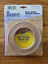 Band-It  0.75 in. W x 25 ft. L Red Oak  Wood Veneer Edge Banding  Prefinished