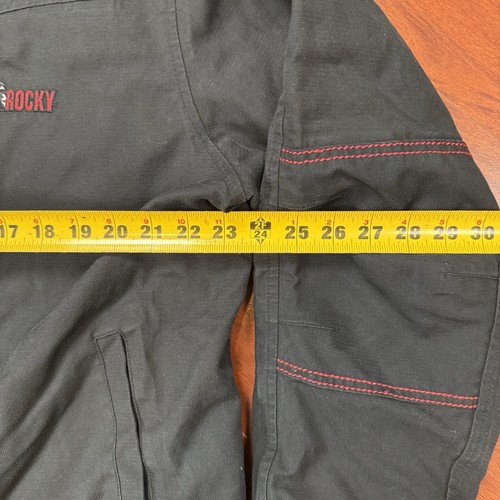 Rocky Long Range Black Full Zip Work Jacket Size XL - Picture 9 of 12