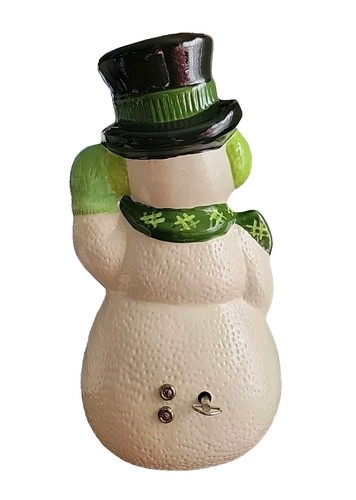 Vintage Musical Snow Man ,ceramic Porcelain 13" Excellent Condition - Picture 2 of 5