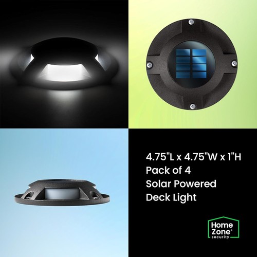 12-Pack Solar Deck Lights for Outdoor Pathway & Garden - Waterproof, Modern, ... - Picture 7 of 9