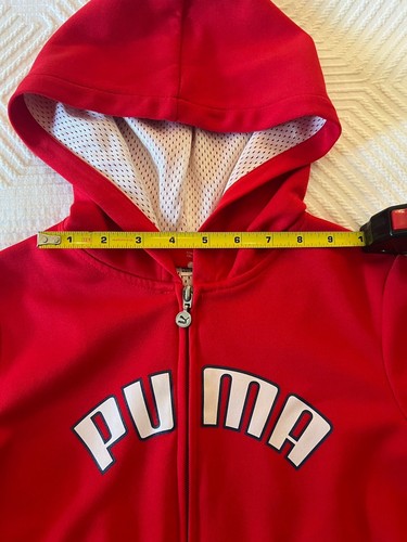 Girl’s XL PUMA Red Zip-up Hoodie. In Great Condition!!! - Picture 8 of 10