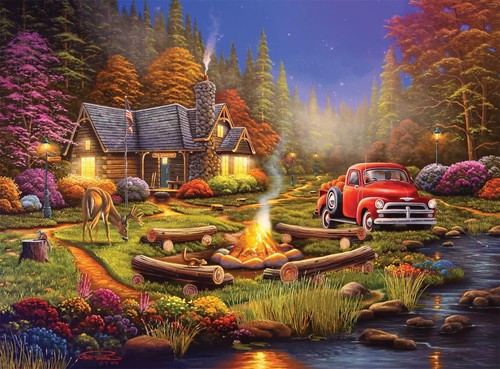 Geno Peoples The Woodsmen 1000 Piece Jigsaw Puzzle for Adults Challenging