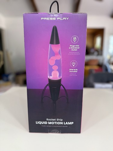 Lava Black Rocketship Liquid Motion Lavalampe 17 Zoll - Bild 1 von 4