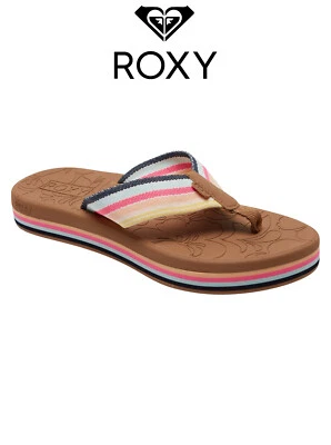 Roxy Womens Sandals Colbee Blue Pink Slip On Platform Ladies Flip Flop UK 3 - 8