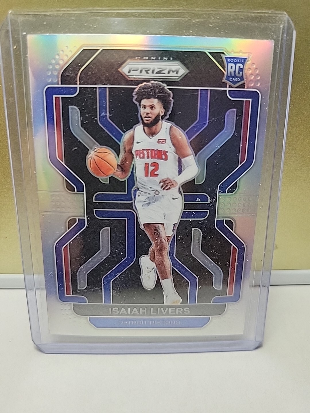 2021-22 Panini Prizm Isaiah Livers 296 Silver RC Detroit Pistons