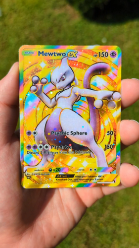 Mewtwo ex proxy pocket card app tcg full art Genetic Apex set - Video 1 of 1