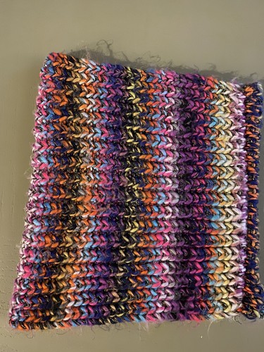 Handmade Colorful Infinity Scarf  - Picture 6 of 6