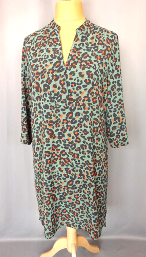 Robe Tunique Femme Whkmp's - Imprimé Vert - Taille L (FR42/US10) - Microfibre Stretch