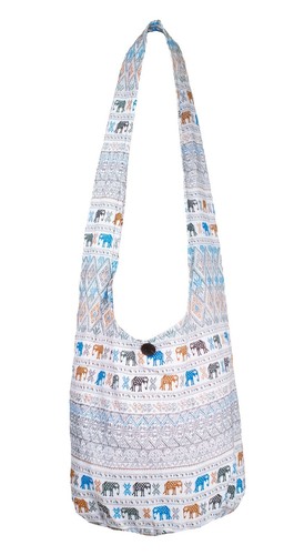 Bolso SLING ALGODÓN 40 IMPRESIONES BANDOLERA TAILANDÉS GRANDE BOHO estilo hippie - Imagen 50 de 96