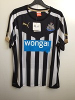 Newcastle United Puma Mens Home S/s Shirt Jersey 2014/15 - Black/white - Newcastle United Puma Mens Home S/s Shirt Jersey 2014/15 - Black/white -
