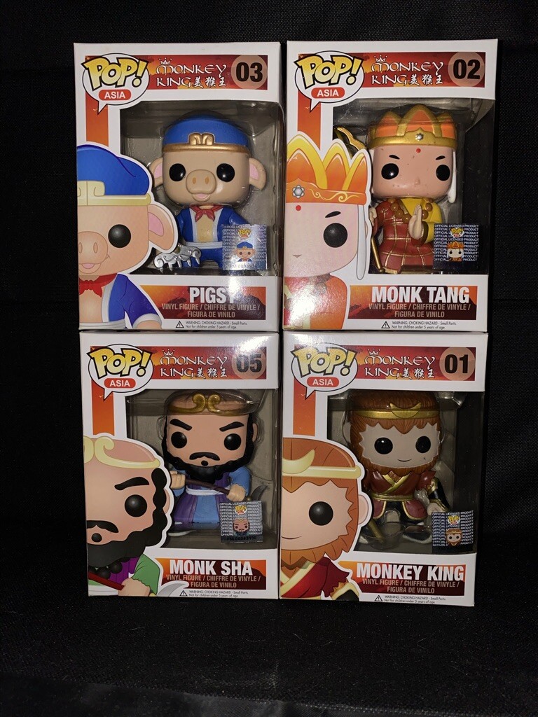 Funko POP! Asia - MONKEY KING Set #01, #02, #03 & #05 Funko POP! Asia - MONKEY KING Set #01, #02, #03 & #05