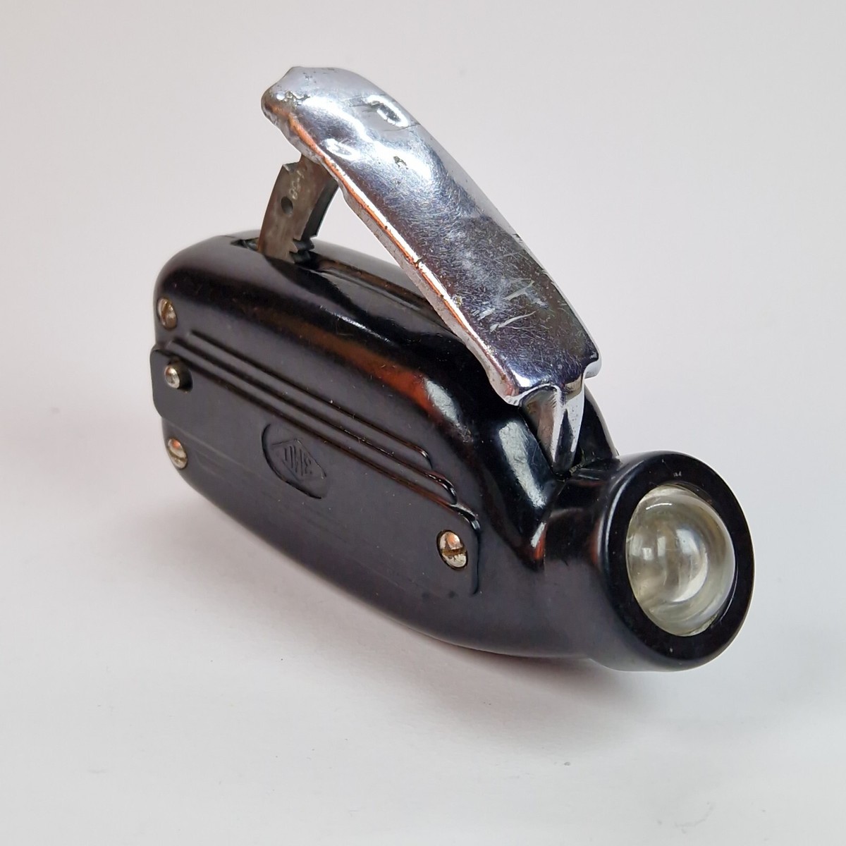 1950s Rare Vintage Soviet Flashlight ZIP Zhuchok Dynamo Hand Lamp