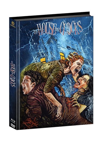 The House of Clocks (1989) (Rick Melton) Padded Mediabook Blu ray-Dvd Retro Gold
