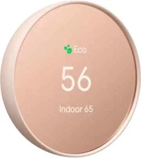 Google Nest Smart Thermostat, Sand - GA02082-US
