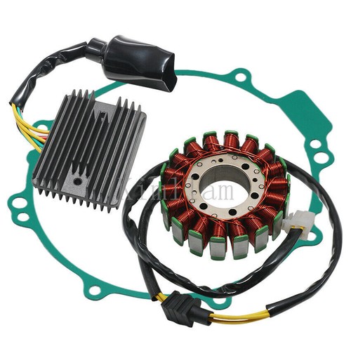 Statore Magneto+Raddrizzatore Tensione+Guarnizione per Honda VFR800 Interceptor 2000-2001 - Foto 3 di 8