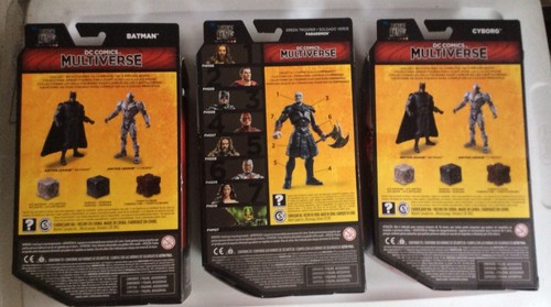 MATTEL DC COMICS MULTIVERSE ACTION FIGURE LOT (3) BATMAN,CYBORG, PARADEMON MIP - Picture 5 of 7