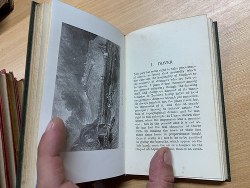 1920 John Ruskin Los puertos de Inglaterra Pequeño libro antiguo ilustrado HB (P3) - Imagen 11 de 16