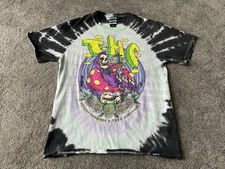 Broken Promises Your Highness Shirt Mens Large THC Weed Smoking Drug Tie Dye