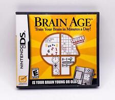 Brain Age: Train Your Brain in Minutes a Day (Nintendo DS, 2006) Complete