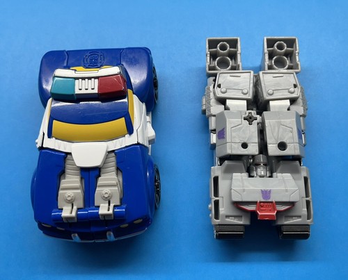 Turbo Change Megatron Transformers Cyberverse TCV-08 & Rescue Bots Chase Police - Picture 9 of 11