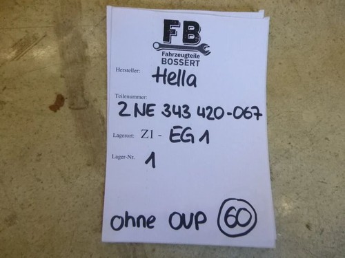 Hella NEBELSCHLUSSLEUCHTE RÜCKLEUCHTE oval 12V 21W universal NEU - Bild 2 von 8