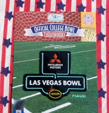 2019 Mitsubishi Motors Las Vegas Bowl Patch Collector Boise State vs Washington