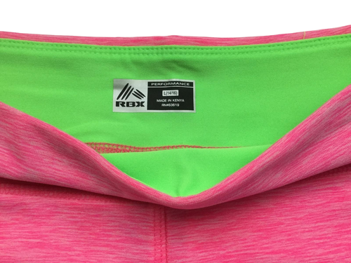 RBX Girls Active Pink Cropped Leggings Size L 14 16 Youth - Picture 6 of 10