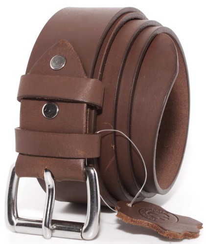 Men's Genuine Buffalo Leather Belt FULL GRAIN 1.5" width, Handmade, By Amish USA - Picture 16 of 23