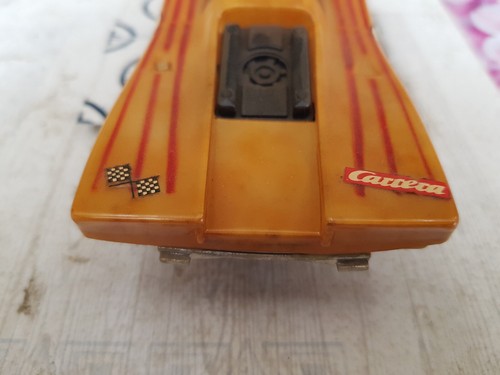 Coche de carreras Carrera Porsche dorado nº 48, función no comprobada - Imagen 4 de 5