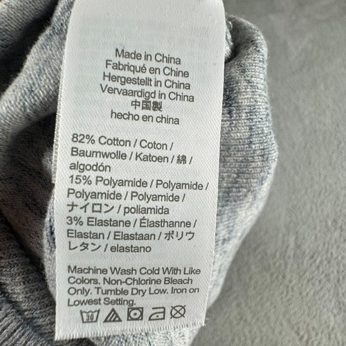 J. Crew Space-dyed wide V-neck henley sweater Womens XXL Plus Gray BG646 - Picture 7 of 13