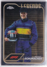 Topps 2024 Chrome Formula 1 No. 187 Michael Schumacher Legends