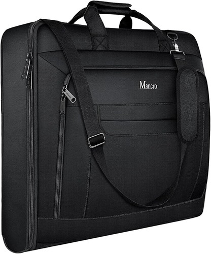 Garment Bags for Travel, Large Suit Travel Bag Men Women XX-Large, Black - Picture 8 of 12
