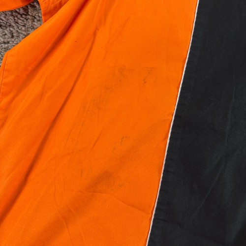 Winners Circle Tony Stewart Shirt Mens 2XL Orange Black #20 NASCAR Button Up* - Picture 4 of 15