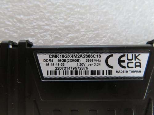 CMK16GX4M2A2666C16 Corsair Vengeance Lpx 16GB Kit(2 X 8GB)PC4-21300 Desktop - Afbeelding 2 van 2